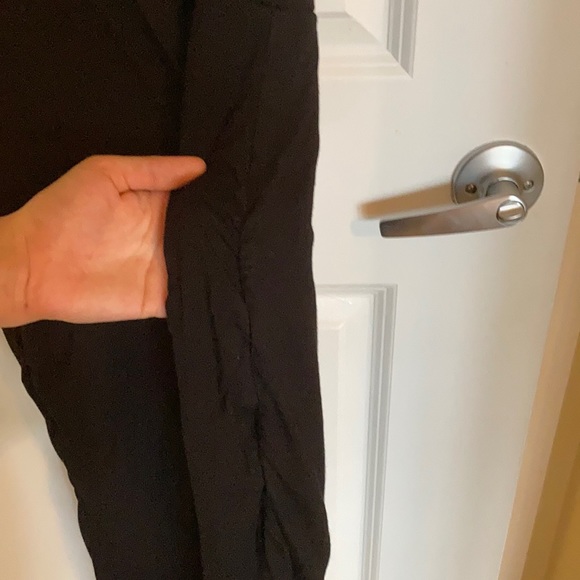 Maternity Fitted Black Dress - Picture 2 of 2